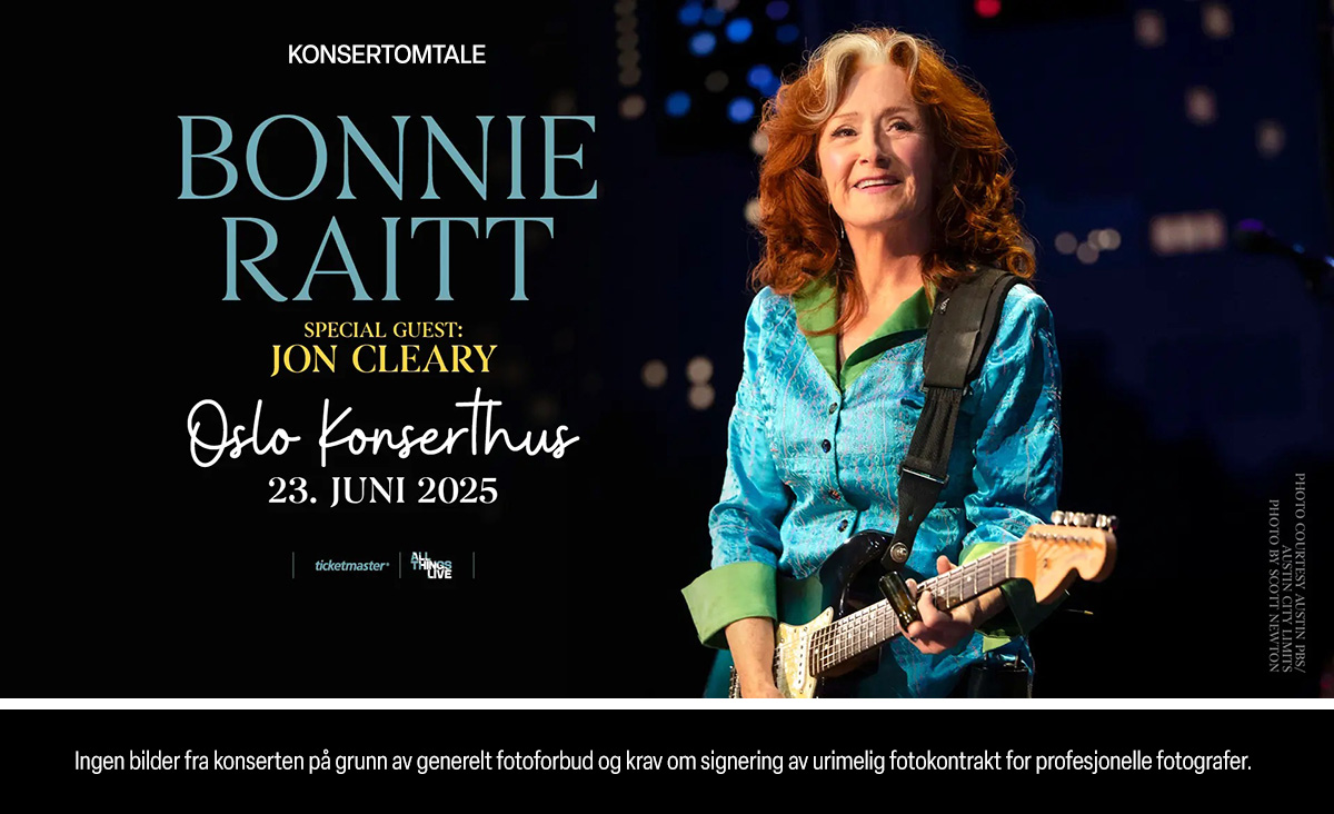 En stor kveld med Bonnie Raitt